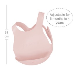 MinikOiOi Flexi Bib - Pinky Pink