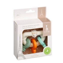 Textured teething keys