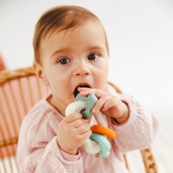 Textured teething keys