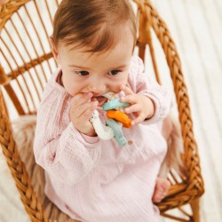 Textured teething keys